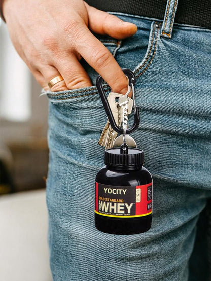 Portable Protein Funnel Keychain