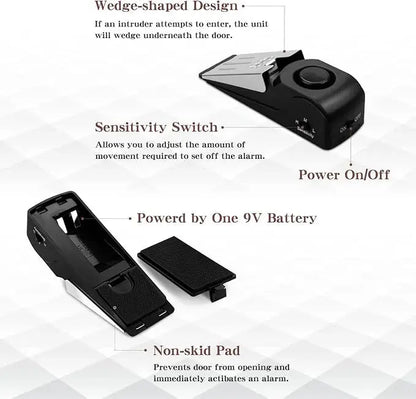 DoorGuard Pro ™ ||  Door Stopper Alarm #1 Bestseller