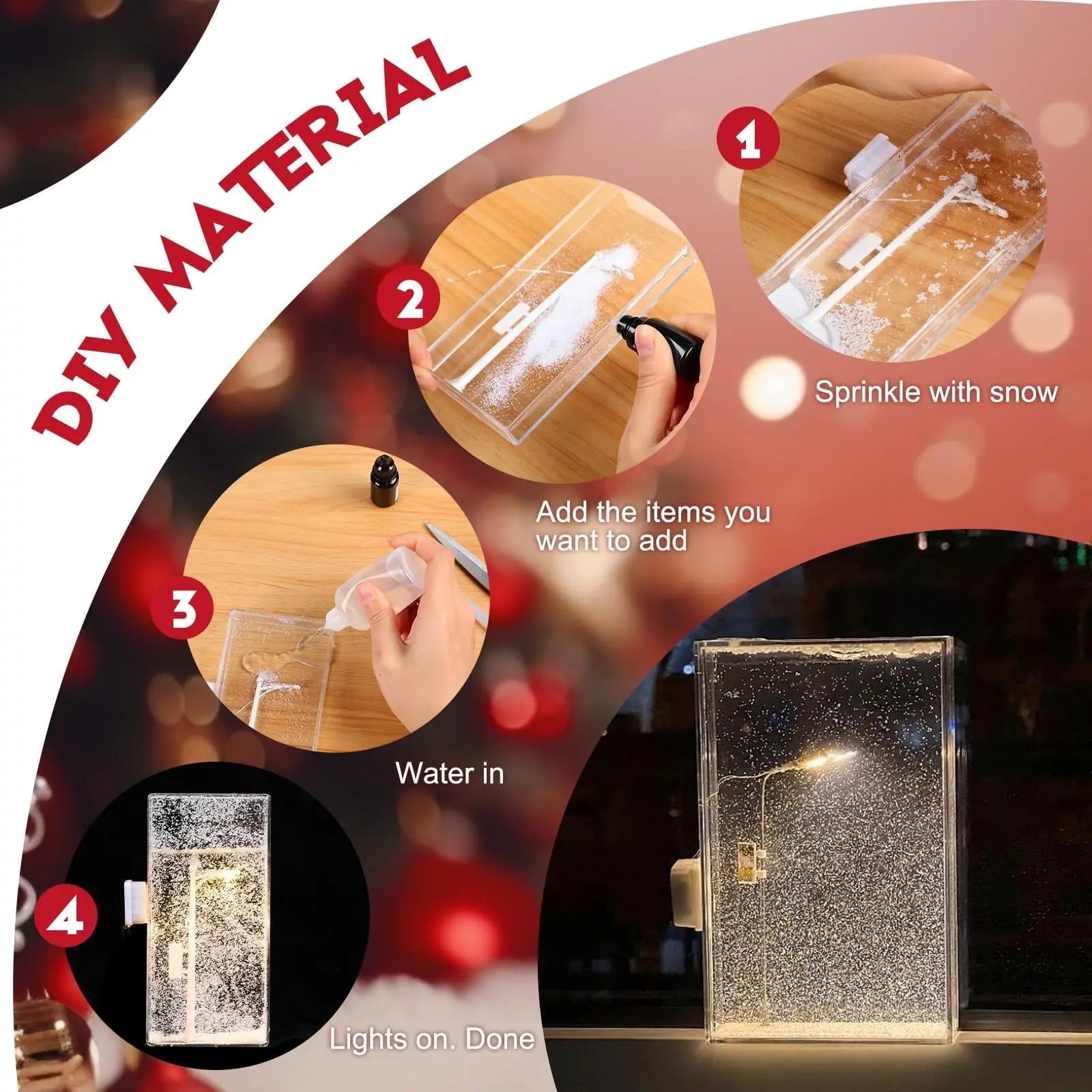 FrostLight ™ ||  Snowy Lamp Night Light #1 Bestseller