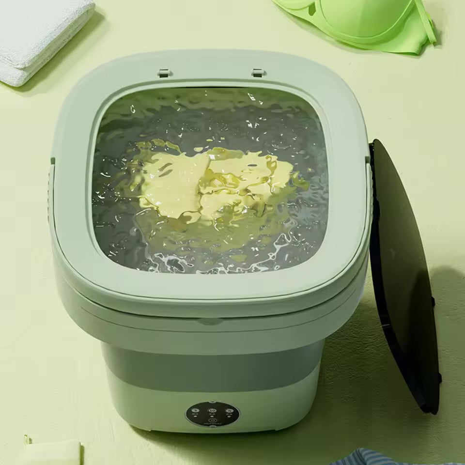 SpinX™ || Foldable Mini Washing Machine