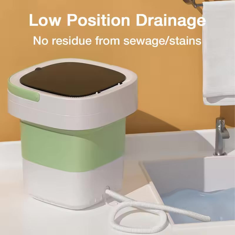 SpinX™ || Foldable Mini Washing Machine