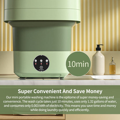 SpinX™ || Foldable Mini Washing Machine