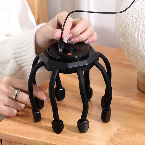 Electric Octopus Head Massager for Scalp Relaxation