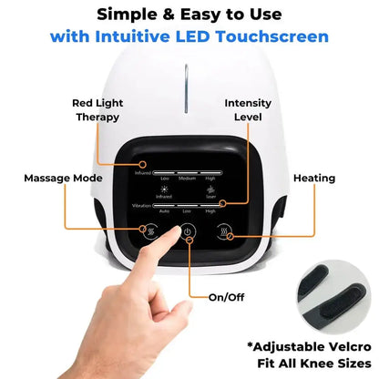 HeatEase™ || 3 In 1 Advanced Knee Massager For Pain Relief And Relaxation