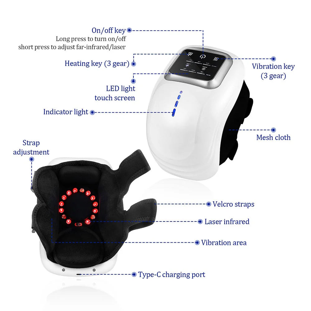 HeatEase™ || 3 In 1 Advanced Knee Massager For Pain Relief And Relaxation
