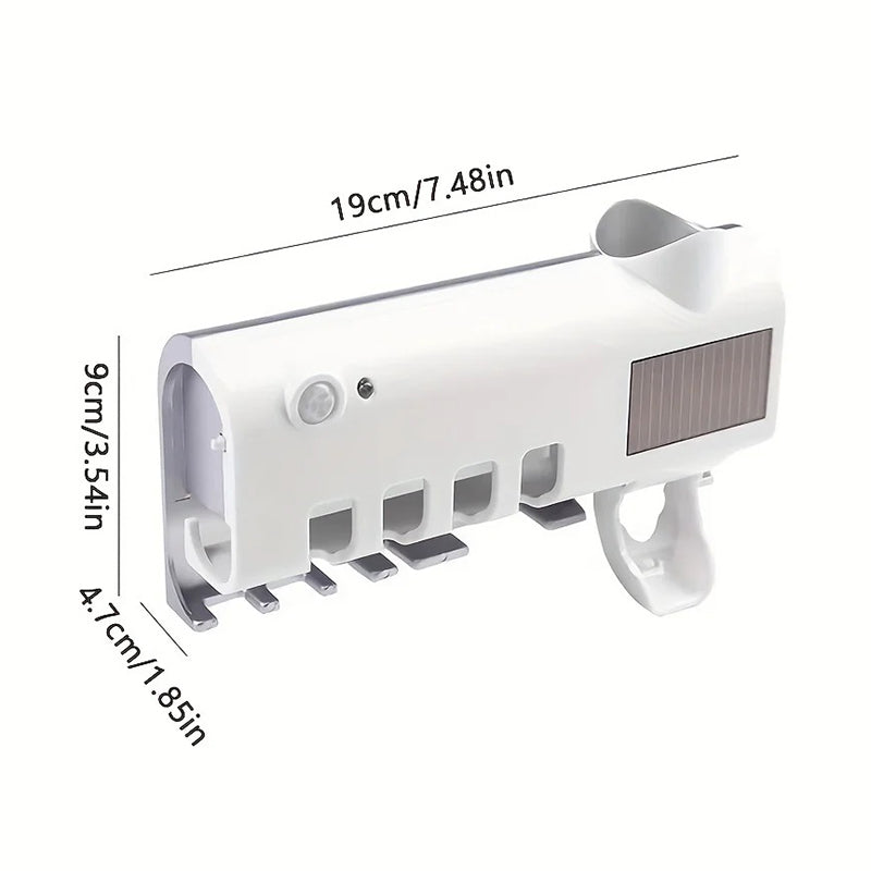 SmartSqueeze Pro™ || Wall-Mounted Toothpaste Dispenser