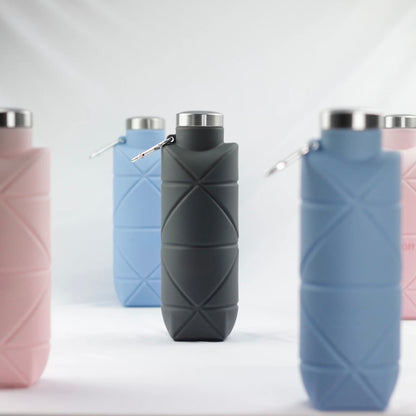 EasyFold™ || Collapsible Travel Water Bottle – Space Saving & Leak Proof