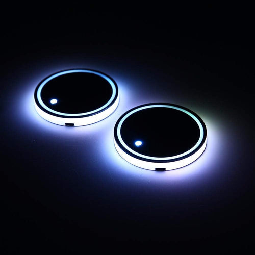 VibeX™ || LED Car Cup Holder - 7 Colors Smart Sensing - 2 Units/Pack